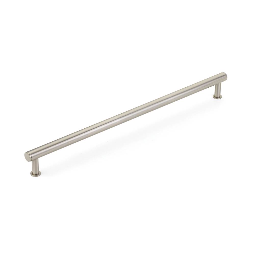 Schaub And Company Pub House, Appliance Pull, Brushed Nickel, 18'' cc