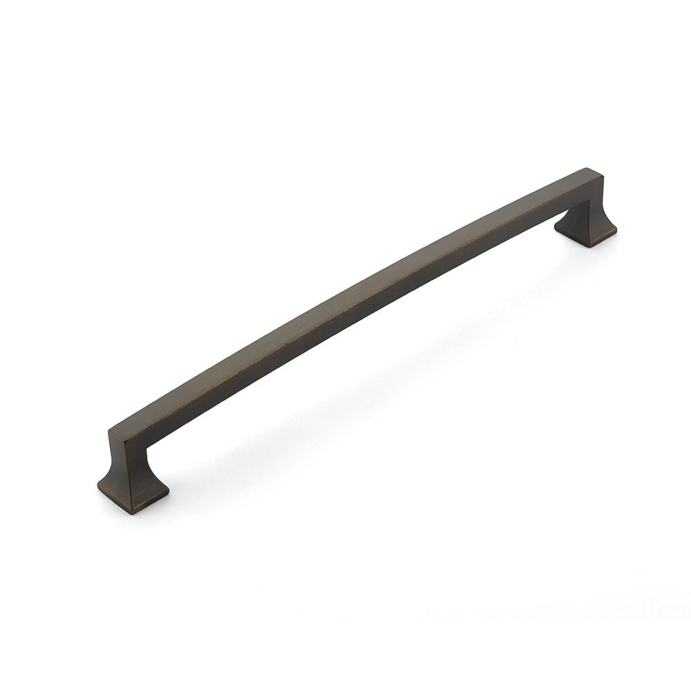 Schaub And Company Concealed Surface, Appliance Pull, Arched, Ancient Bronze, 15'' cc