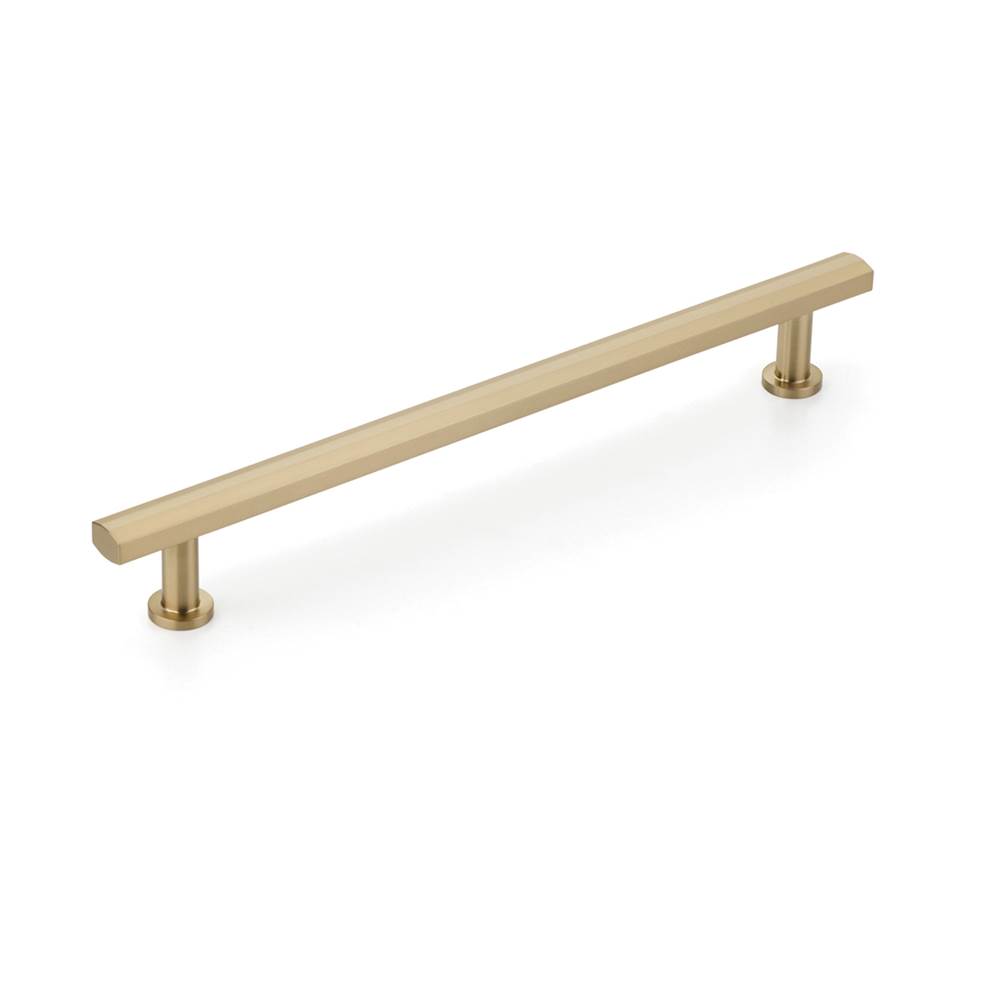 Schaub And Company Back to Back, Appliance Pull, Signature Satin Brass, 12'' cc
