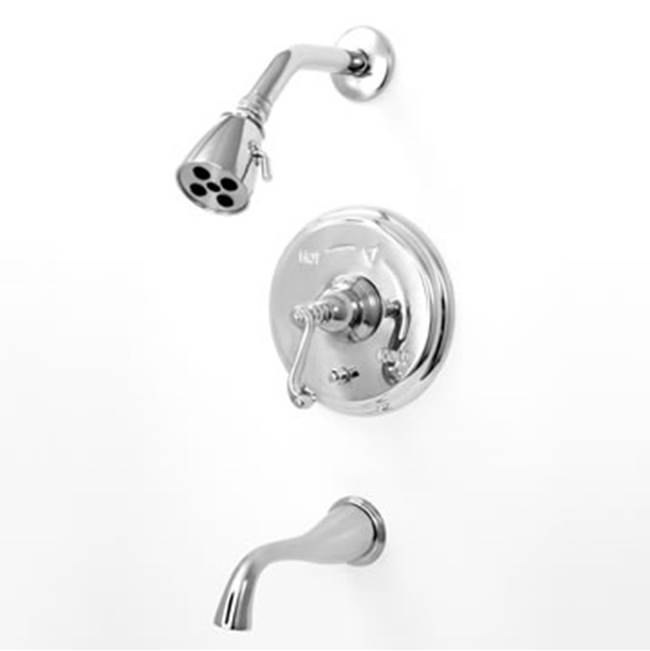 Sigma Pressure Balanced Tub & Shower Set Trim (Includes Haf And Wall Tub Spout) Hampshire Sable Bronze .80