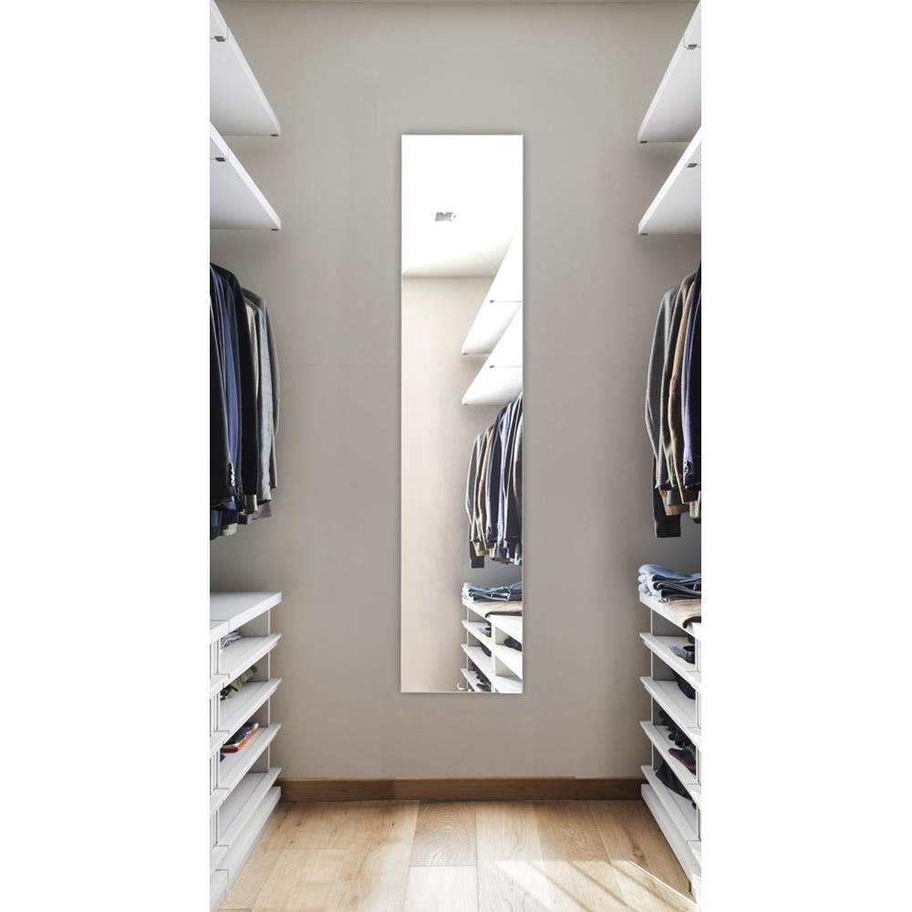 SIDLER® Tall Full Length Mirror Door with Left hinge W 15 1/4'' / H 60'' / D 6''
