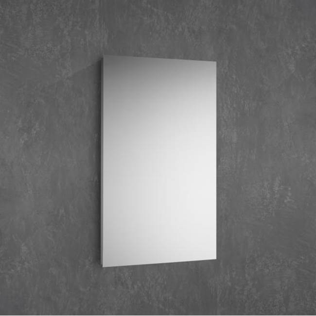 SIDLER® Modello Single Mirror Door, Left or Right hinge, Built-in GFCI outlet W19'' H40'' D6''