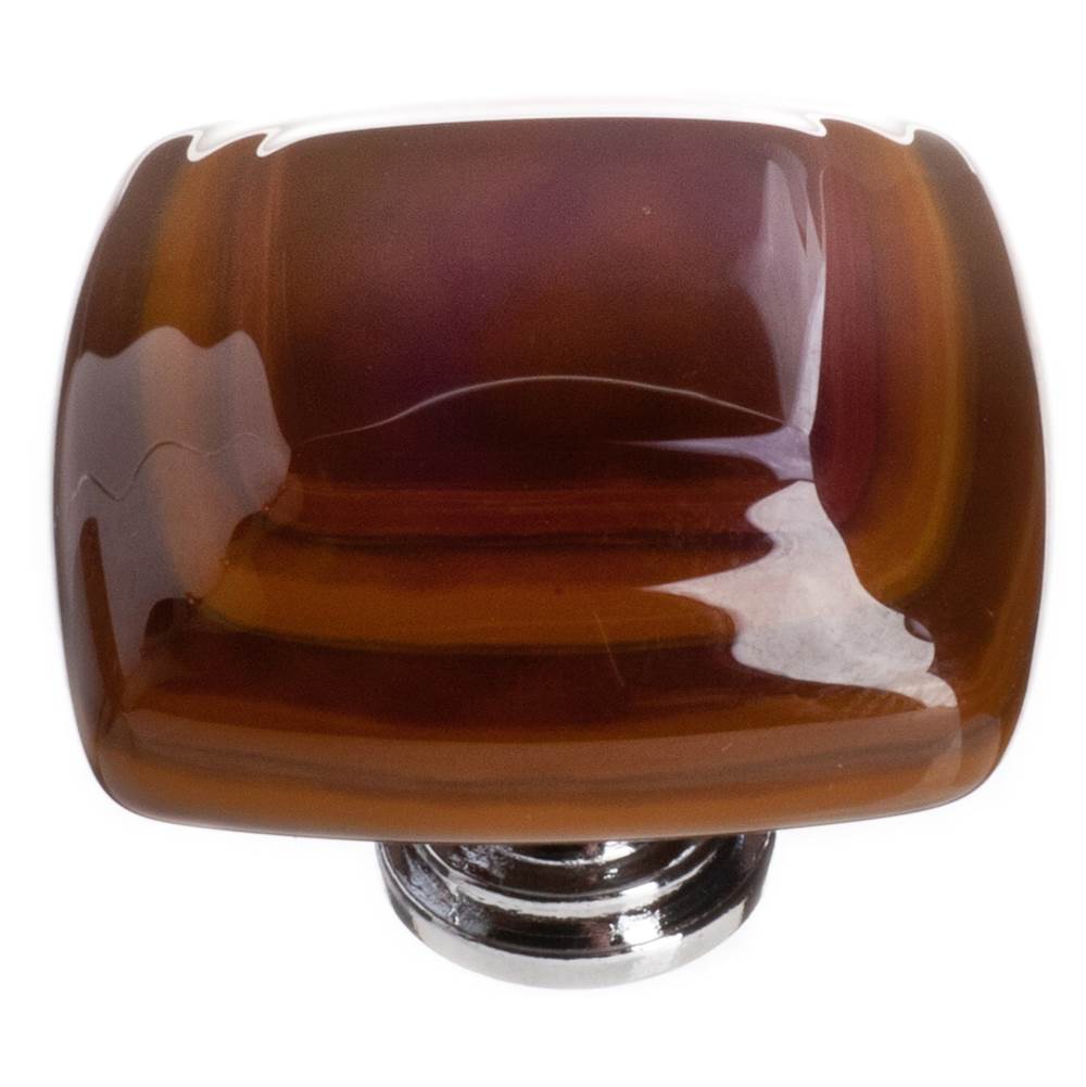 Sietto Stratum Woodland & Umber Knob With Oil Rubbed Bronze Base