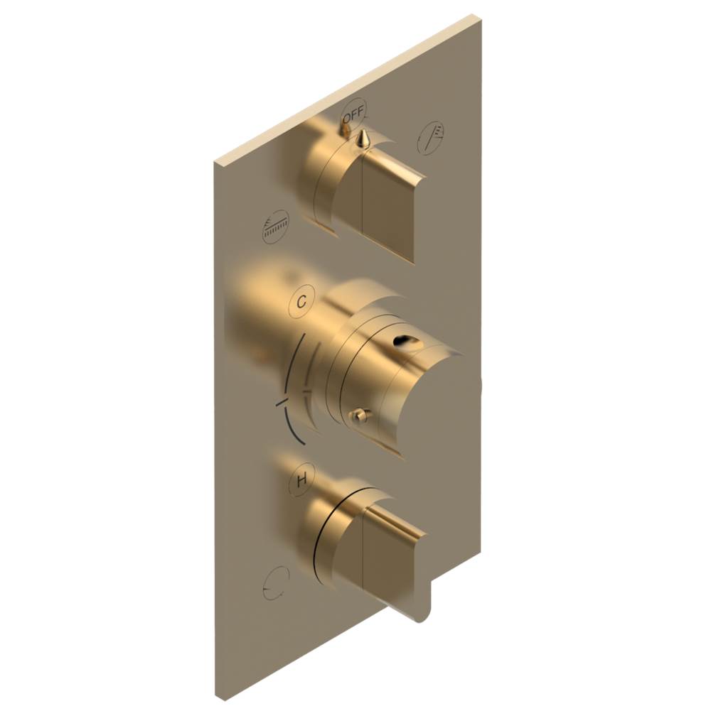 THG Trim for THG thermostat 3 functions , with one off function and 2 outlets - rough part supplied with fixing box ref. .5 540AE/US