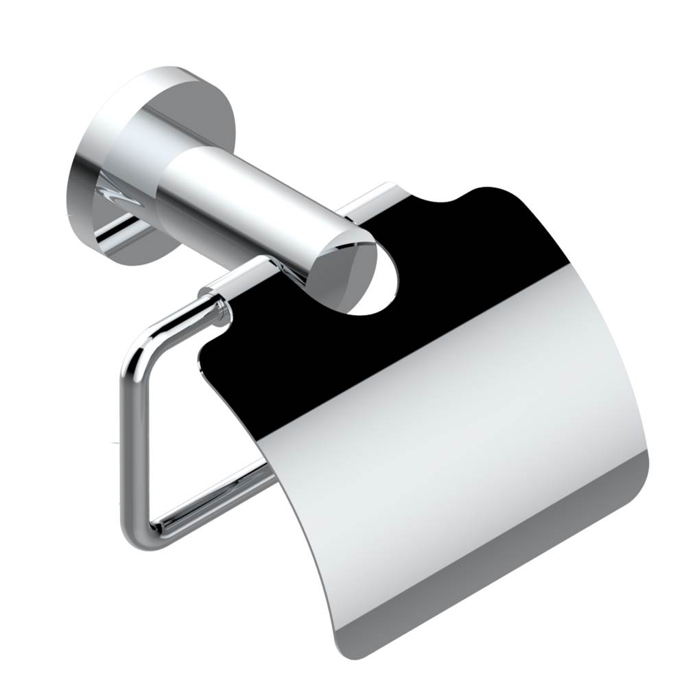 THG Toilet paper holder, single mount with cover