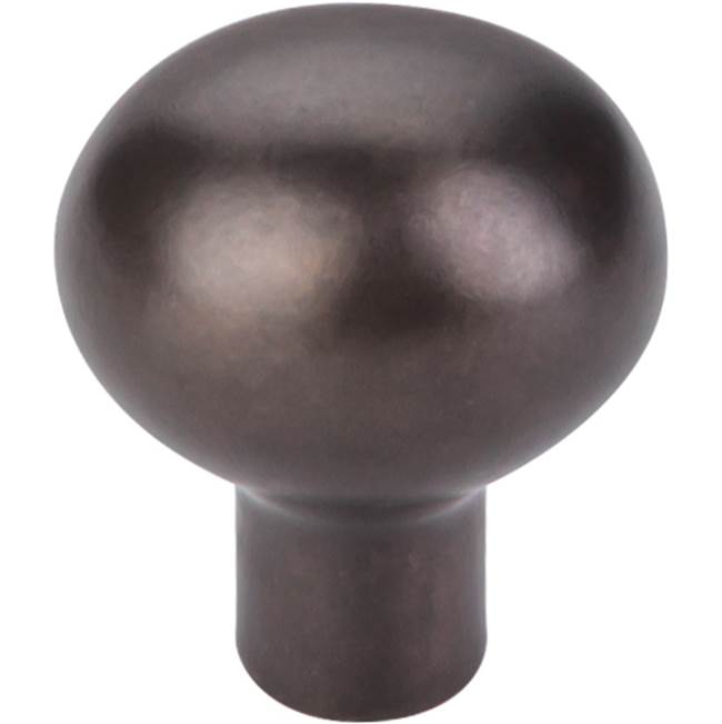 Top Knobs Aspen Small Egg Knob 1 3/16 Inch Medium Bronze