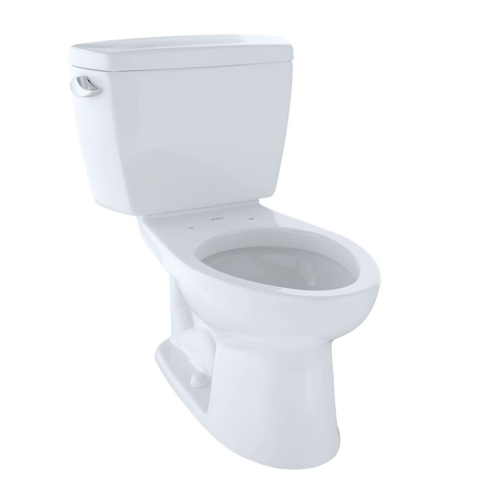 TOTO Drake® Two-Piece Elongated 1.6 GPF ADA Compliant Toilet with Insulated Tank, Cotton White