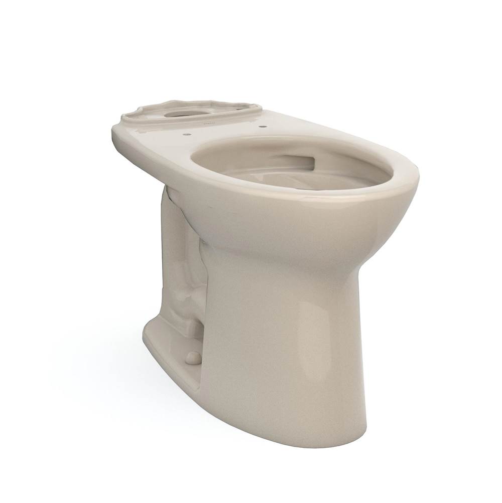 TOTO Toto® Drake® Elongated Universal Height Tornado Flush® Toilet Bowl With Cefiontect®, Bone