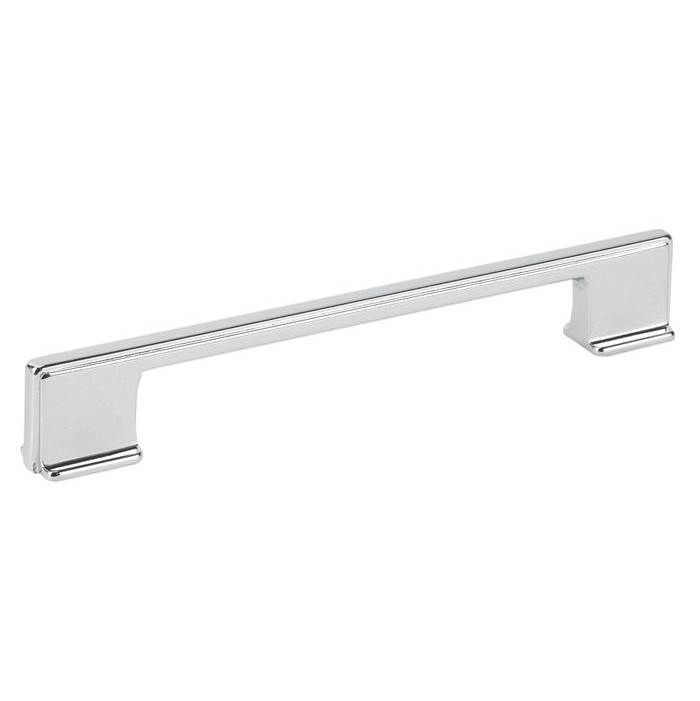 Topex Thin Square Cabinet Pull Handle Bright Chrome 128mm or 160mm
