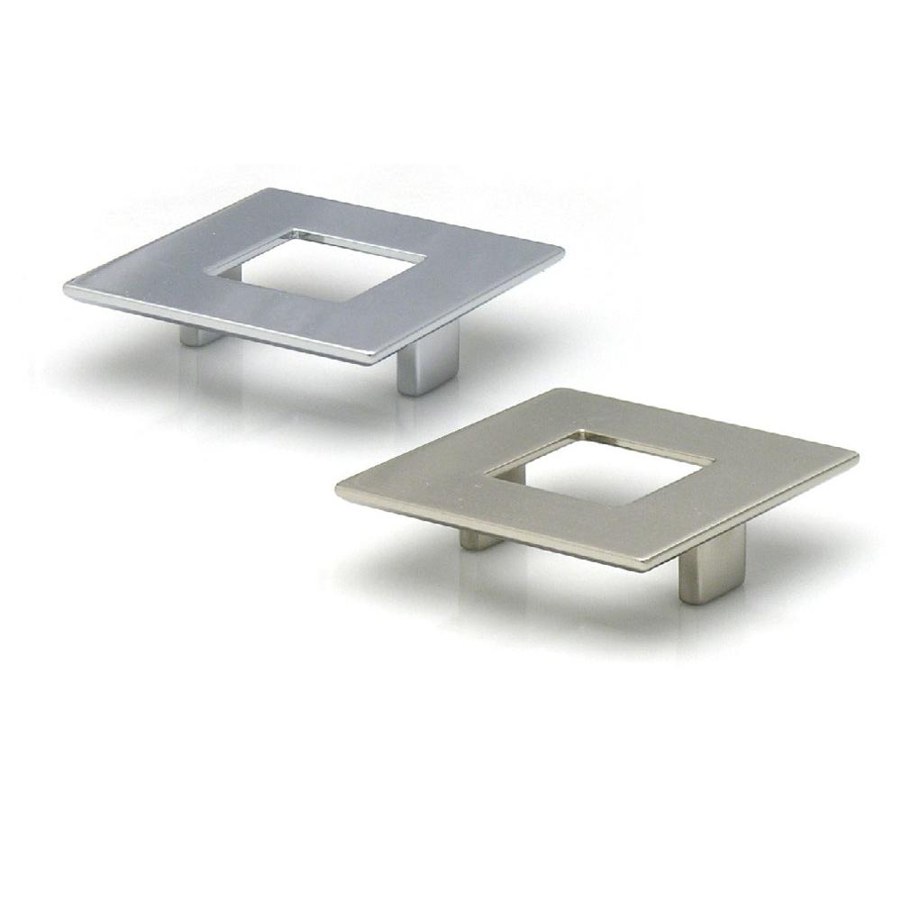 Topex Square Pull With Hole 64mm Bright Chrome