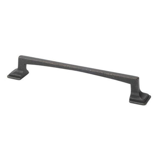 Topex Thin Square Transitional Cabinet Pull Dark Bronze 128mm