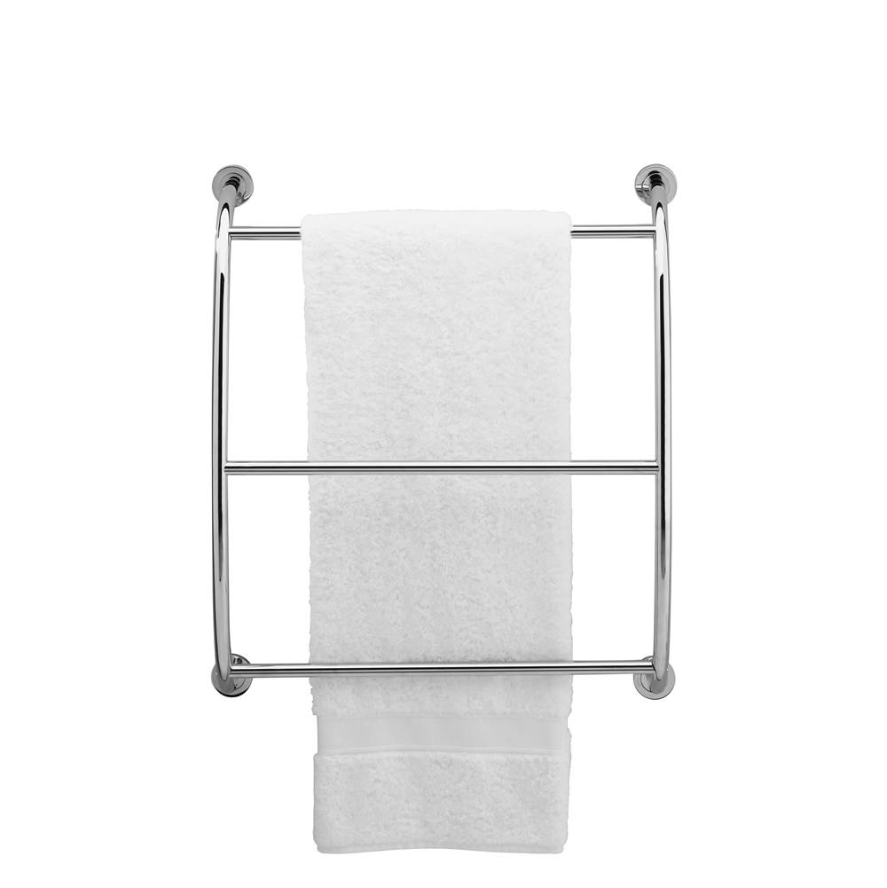 Valsan Essentials Satin Nickel Wall Mounted Towel Rack