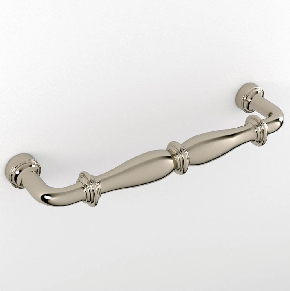 Water Street Brass Jamestown 8'' Rope Appliance Pull - Hammered - Polished Chrome