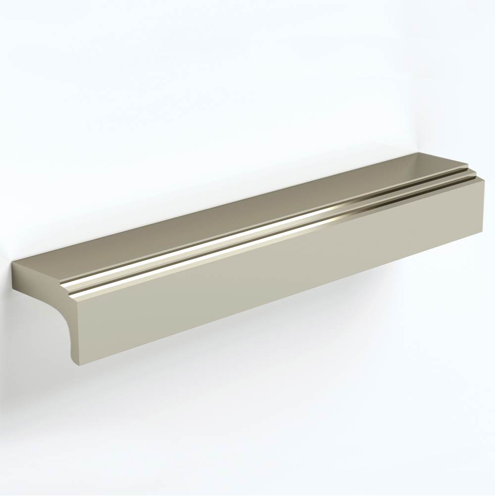 Water Street Brass 10'' C-C Terrace Style Tab Pull - Weathered Bronze