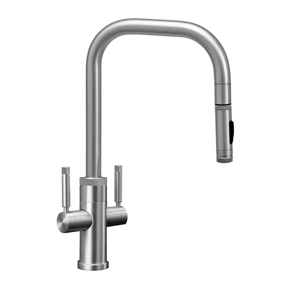 Waterstone Fulton Industrial 2 Handle Plp Pulldown Faucet - Toggle Sprayer