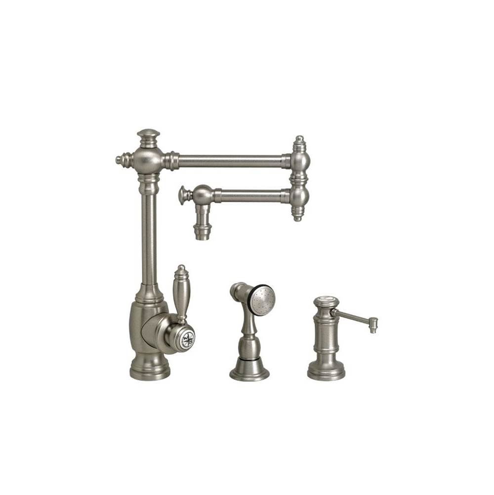 Waterstone Waterstone Towson Kitchen Faucet - 12'' Articulated Spout - 2pc. Suite