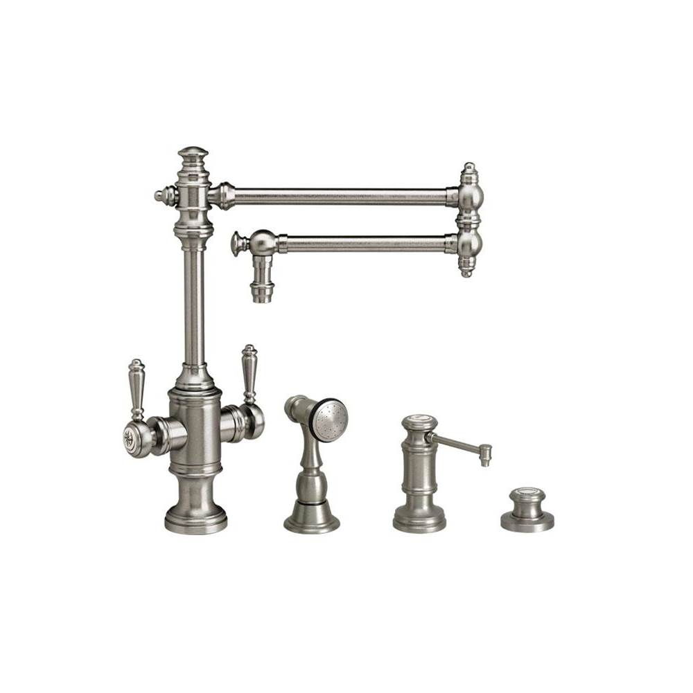 Waterstone Waterstone Towson Two Handle Kitchen Faucet - 18'' Spout - 3pc. Suite