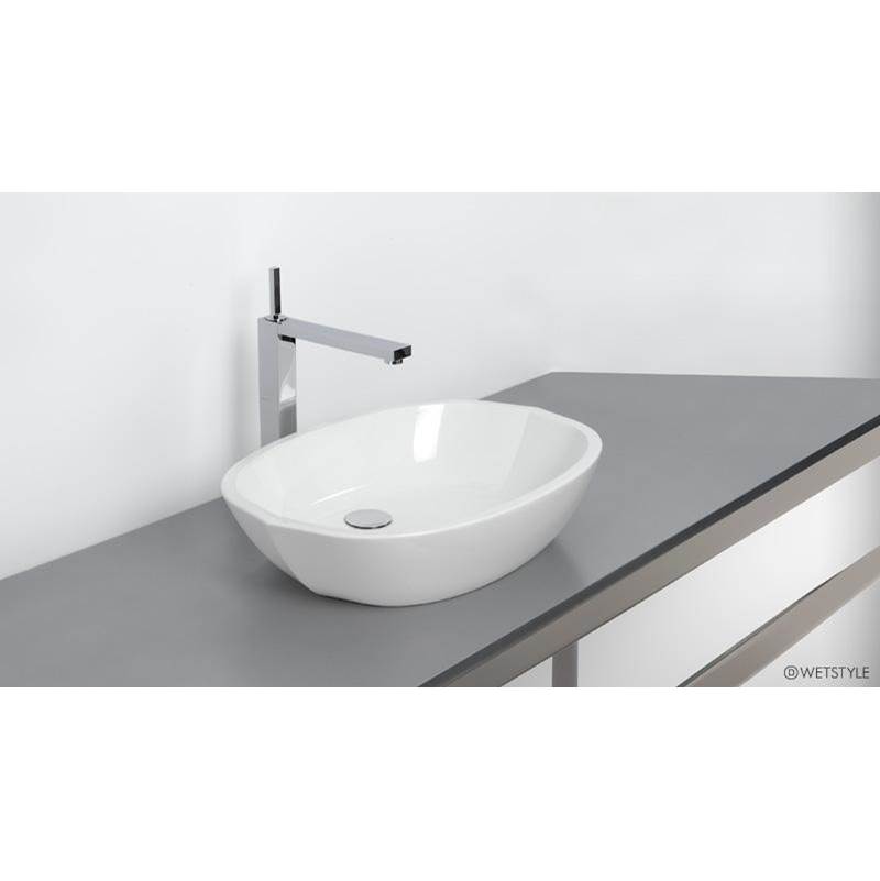 WETSTYLE Lav - Be - 21 X 15 X 4 - Above Mount Vessel - Mb O/F - White Dual