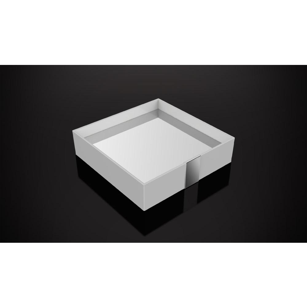 Zen Design One Square Tray W 8 5/8'' x D 8 5/8'' x H 2 1/8'' White