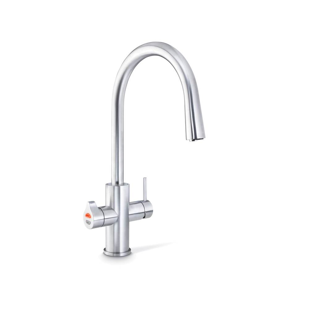 Zip Water HydroTap Boiling, Chilled, Sparkling for Residential and Small Commercial applications with Celsius All-In-One Tap and Faucet - Brushed Chrome