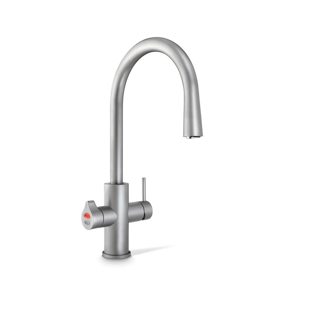 Zip Water HydroTap Boiling, Chilled, Sparkling for Residential and Small Commercial applications with Celsius All-In-One Tap and Faucet - Gunmetal