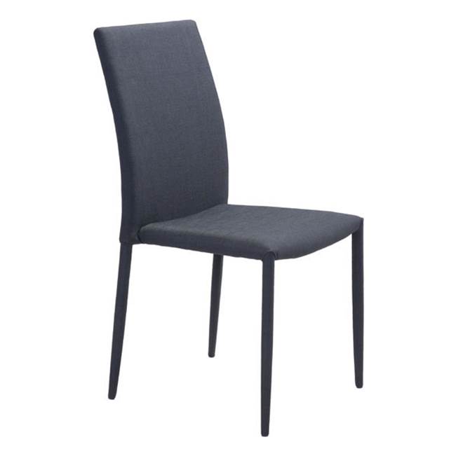 Zuo Confidence Dining Chair (Set of 4) Black