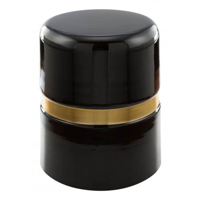 Zuo Density Side Table Black and Gold
