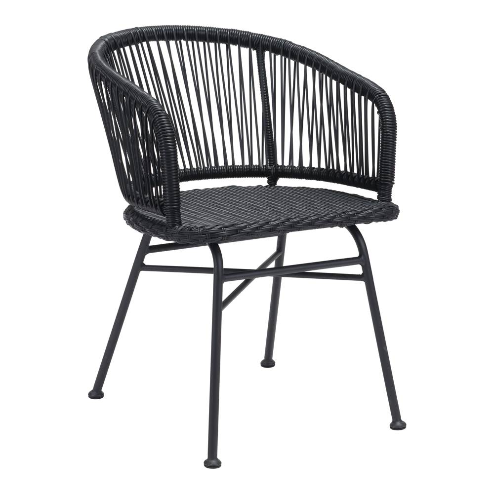 Zuo Zaragoza Dining Chair (Set of 2) Black