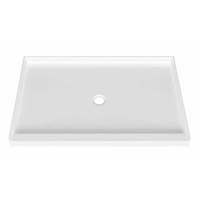 Acryline Shower base rectangular alcove 48'' x 36'' leak free, central drain
