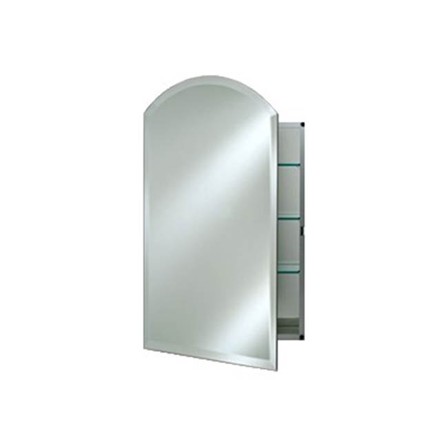 Afina Corporation Single Door 16X22 (16X25 O/D) Recessed Arch Top Beveled Right Hinge