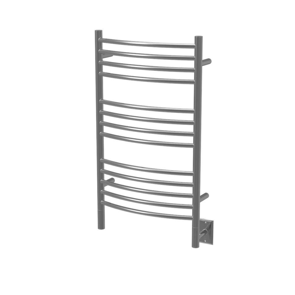 Amba Products Amba Jeeves 20-1/2-Inch x 36-Inch Curved Towel Warmer, Brushed