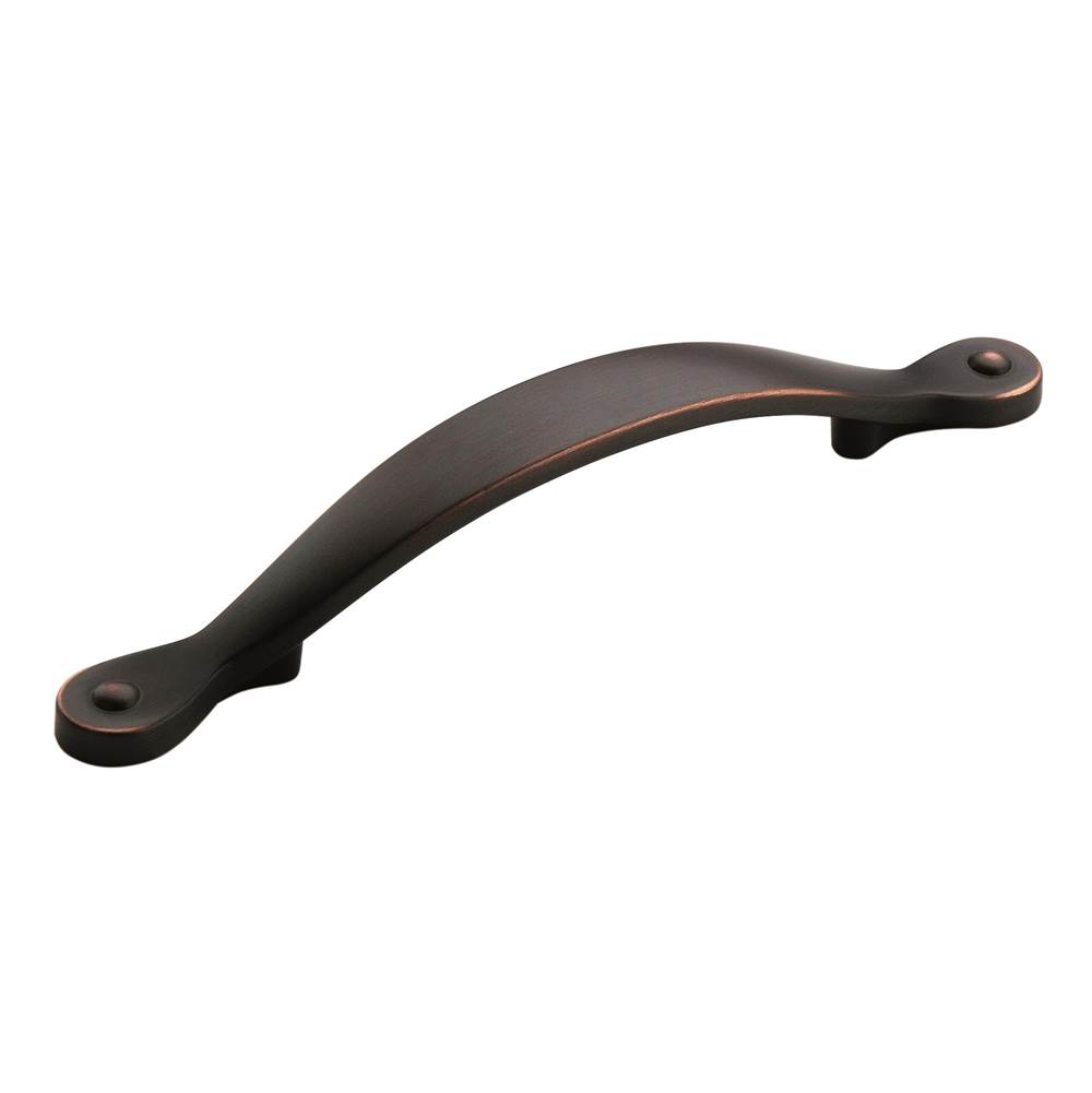 Amerock Inspirations 3-3/4 in (96 mm) Center-to-Center Oil-Rubbed Bronze Cabinet Pull