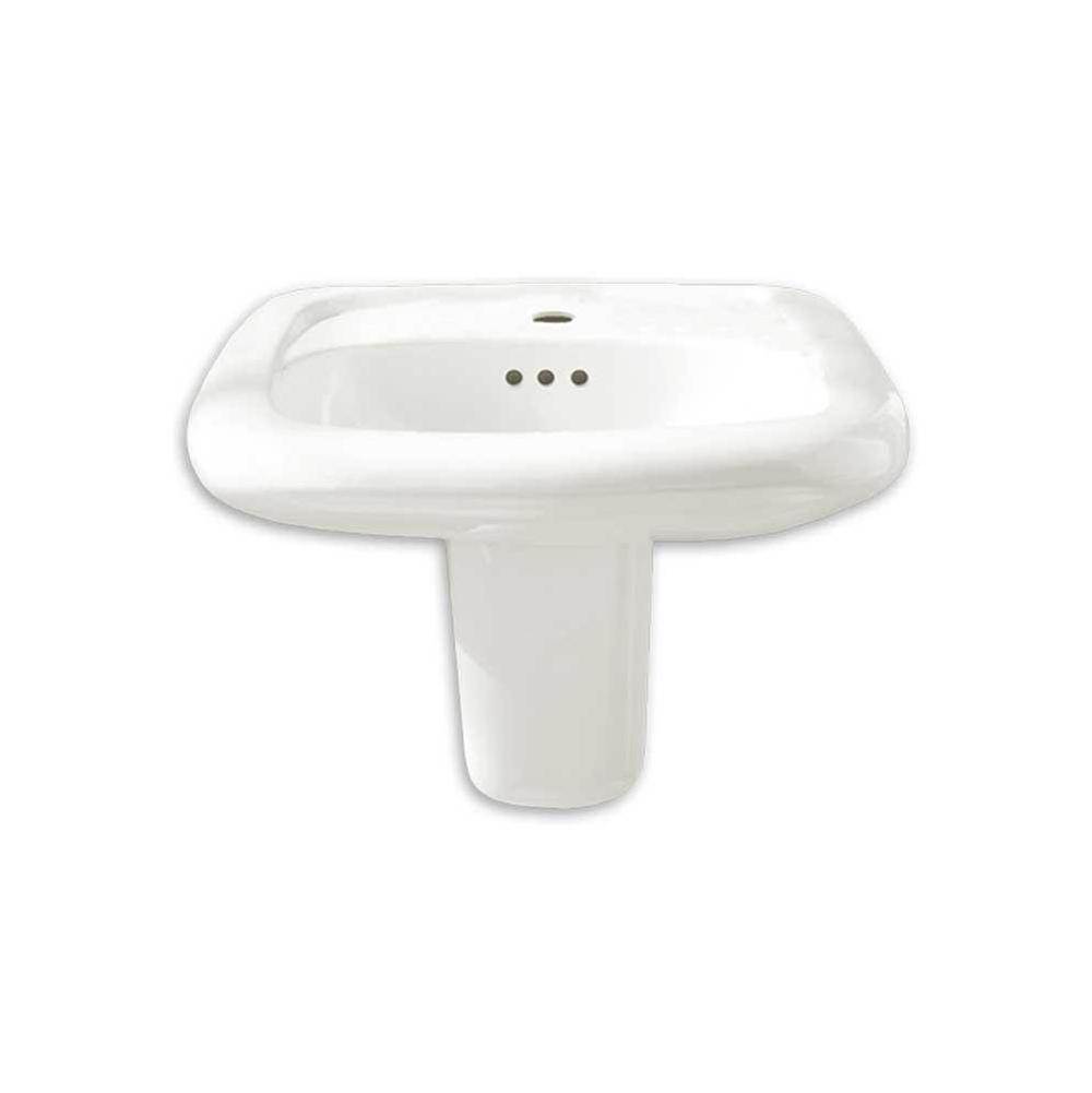 American Standard Murro™ Wall-Hung EverClean® Sink With 4-Inch Centerset and Extra Right-Hand Hole