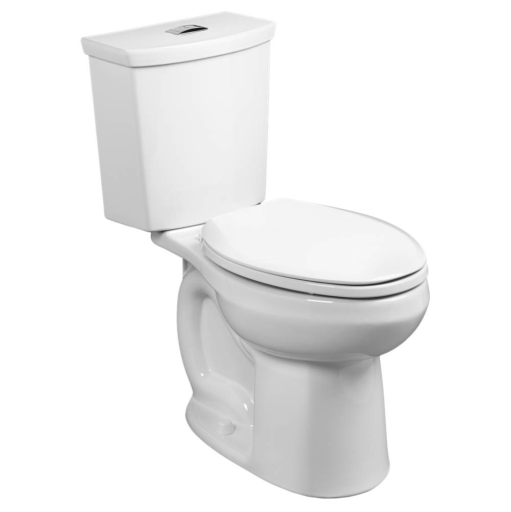 American Standard H2Option® Two-Piece Dual Flush 1.28 gpf/4.8 Lpf and 0.92 gpf/3.5 Lpf Standard Height Round Front Toilet Less Seat