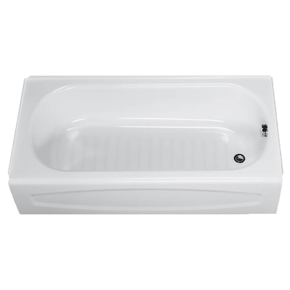 American Standard New Salem 60 x 30-Inch Integral Apron Bathtub With Right-Hand Outlet