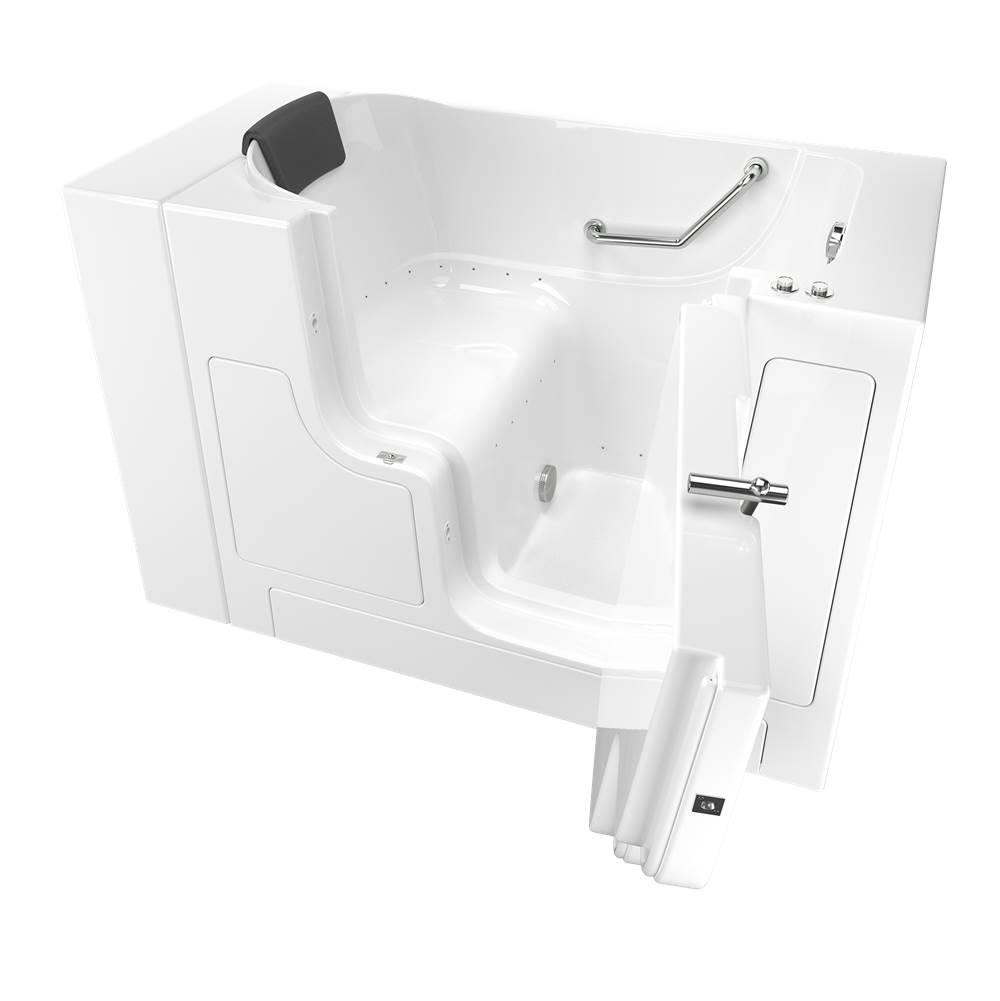 American Standard Gelcoat Premium Series 30 x 52 -Inch Walk-in Tub With Air Spa System - Right-Hand Drain
