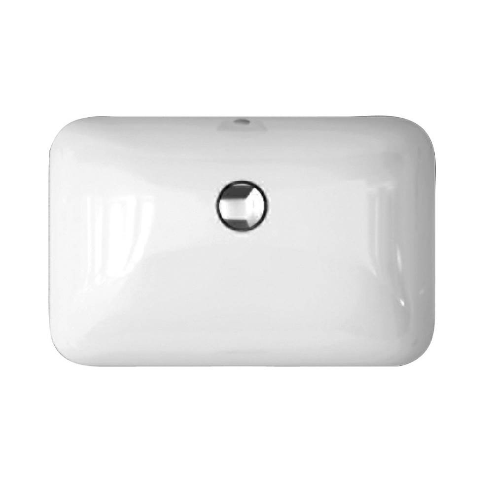 Barclay Variant 21-5/8'' x 14'' RectUndercounter Basin in White