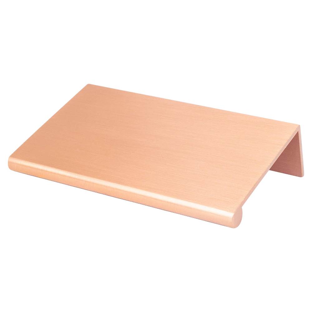 Berenson Bravo 56mm CC Brushed Copper Edge Pull - Part measures 1/16in. Thickness