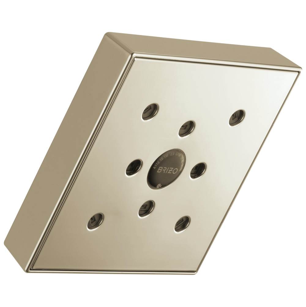 Brizo Universal Showering 5” Linear Square H2Okinetic<sup>®</sup> Single Function Wall Mount Showerhead