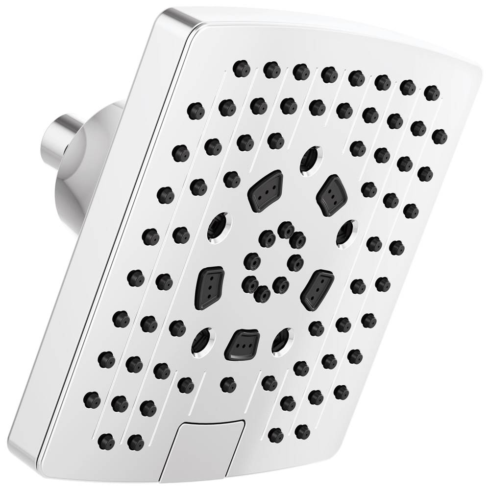 Brizo Universal Showering 7'' Linear Square H2Okinetic® Multi-Function Wall Mount Shower Head - 2.5 GPM