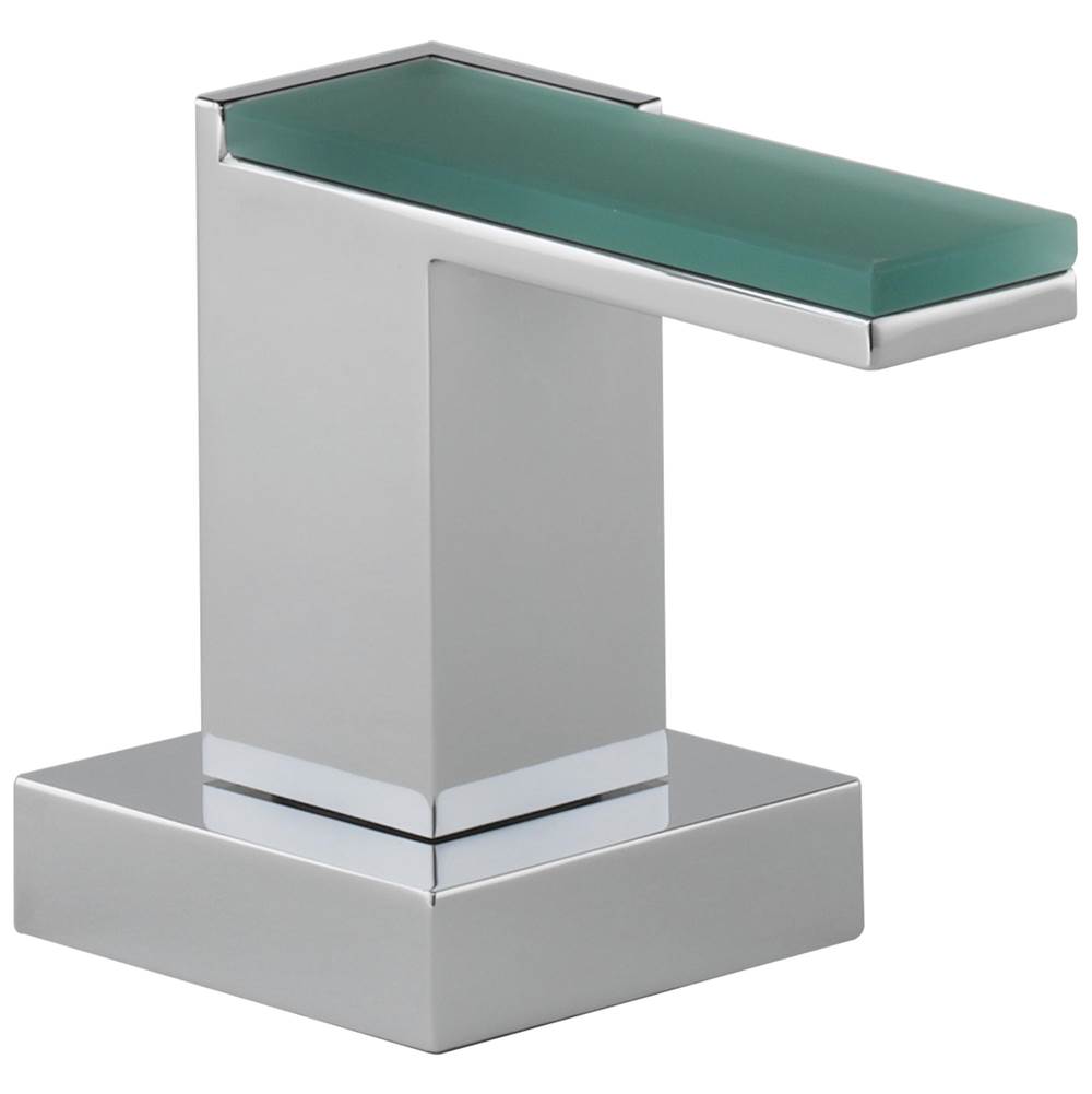 Brizo Siderna® Roman Tub Faucet Green Glass Lever Handle Kit