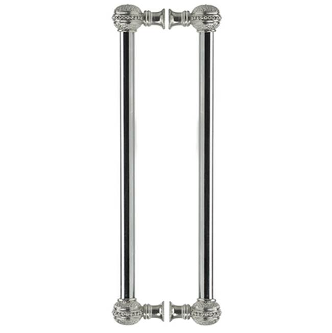 Carpe Diem Hardware Millennium Back To Back 18'' O.C. Approx w/ 5/8'' Reeded Center Long Pull