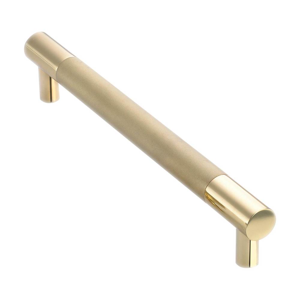 Colonial Bronze Cabinet, Appliance, Door and Shower Door Pull Hand Finished in Polished Brass and Nickel Stainless