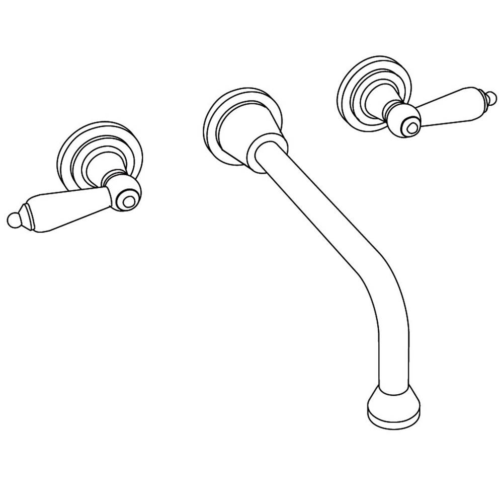 Cristal And Bronze - Wall Mount Tub Fillers