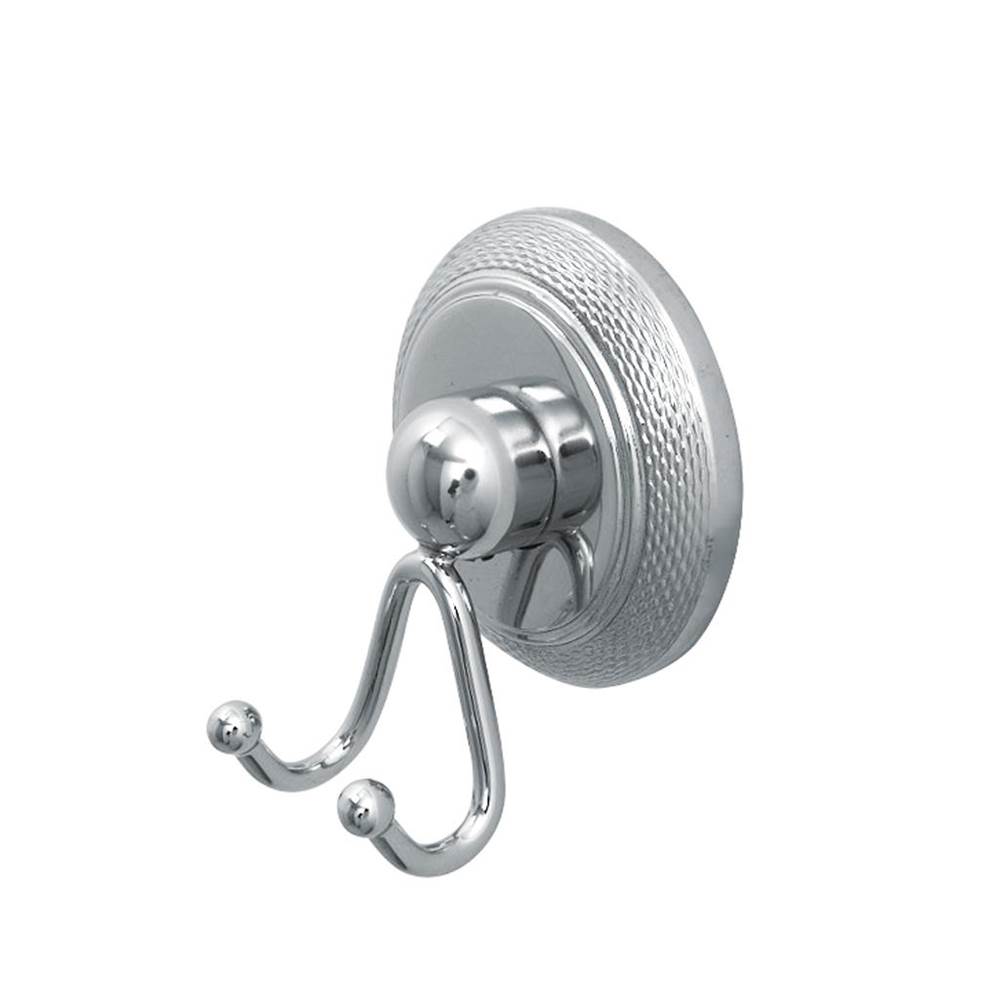 Cristal & Bronze Wall Mounted Double Hook For Facecloth