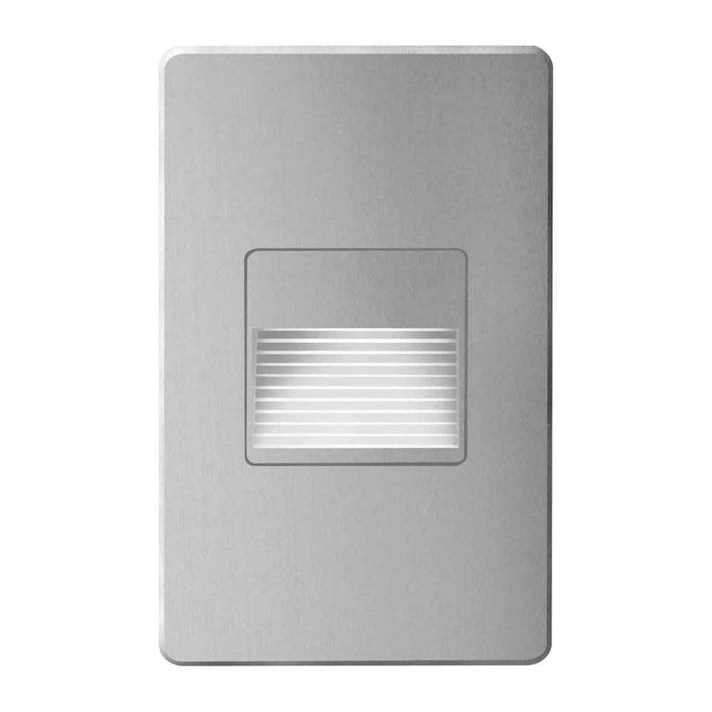 Dainolite Brushed Alum Rectangle In/Out 3W Wal''