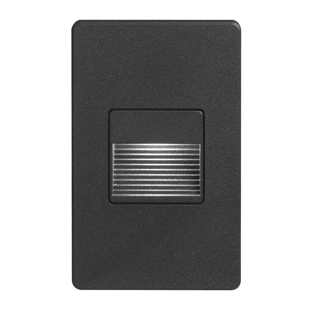 Dainolite Black Rectangle Indoor/Out 3W Wall L