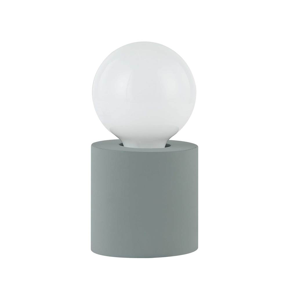 Dainolite 1LT Incandescent Table Lamp, GRY