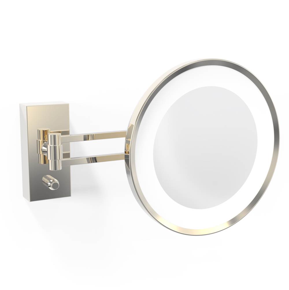 Decor Walther DW Bs 36/V Led Cosmetic Mirror Illuminated Dark Metal Matte - 5X Magnification