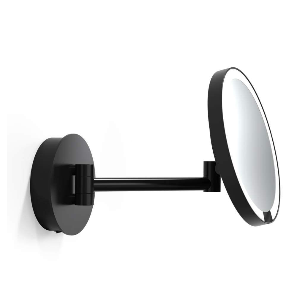 Decor Walther DW Just Look Plus Wr 7X Led Cosmetic Mirror Illuminated Wm - Black Matte - 7X Magnification - Rechargeable